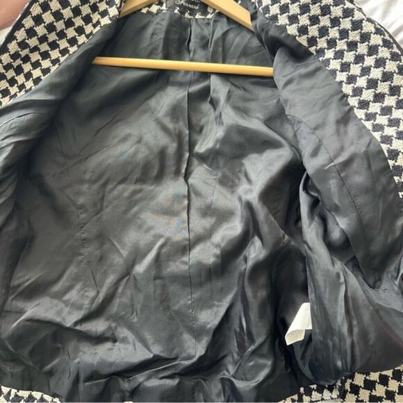 Giancarlo Ferrari Houndstooth Full ZipJacket Size 4 - Picture 6 of 11